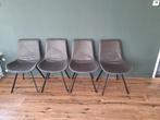 Stoelen set van 4, Huis en Inrichting, Stoelen, Ophalen, Gebruikt, Grijs, Vier