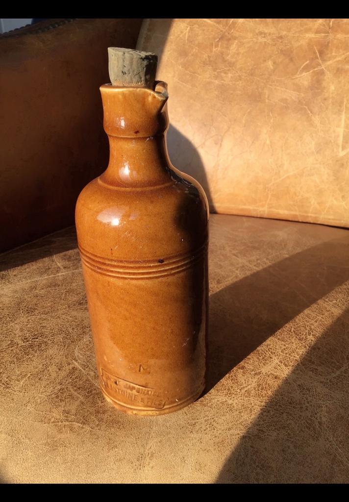 Stenen kruik encre Japonaise. N Antoine & Fils inkt kruikje., Antiek en Kunst, Antiek | Keramiek en Aardewerk, Ophalen of Verzenden