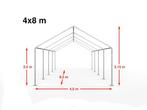 Zgan Partytent 4x8 PE Zeil - Weinig Gebruikt, Tuin en Terras, Ophalen, Opvouwbaar, Partytent, 2 meter of meer