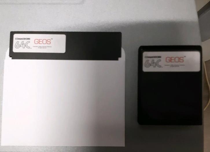 Commodore 64 GEOS Cartridge + GEOS Floppy Disk, Computers en Software, Vintage Computers, Verzenden