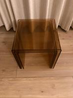 vintage set bijzettafels mimiset jaren 70 plexiglas retro, Ophalen, Huis en Inrichting