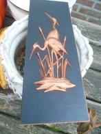 koper vogel schilderij decoratie verzamel, Antiek en Kunst, Ophalen of Verzenden