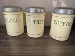 Vintage Voorraadbussen Set - Suiker, Thee, Koffie, Antiek en Kunst, Ophalen
