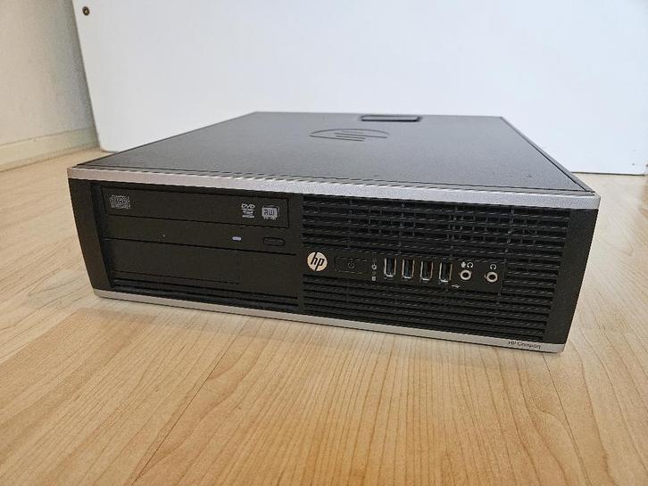 HP Compaq Elite 8300 SFF desktop, Computers en Software, Desktop Pc's, Gebruikt, 3 tot 4 Ghz, SSD, 4 GB, Met videokaart, Ophalen