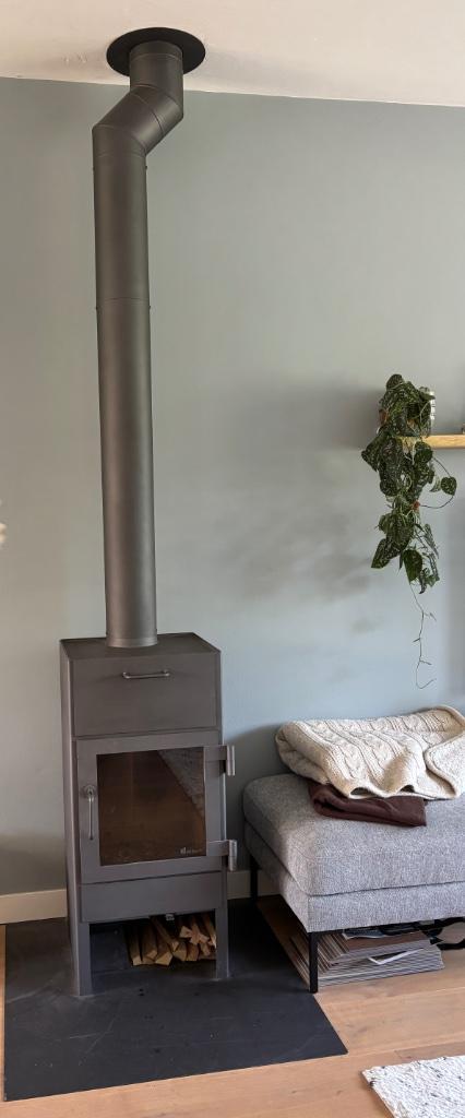 Houtkachel Dik Geurts, Huis en Inrichting, Kachels, Gebruikt, Vrijstaand, Houtkachel, Hout, Ophalen