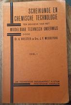 Oud boek dl1 scheikunde chemische technologie  1934 a'dam, Boeken, Techniek, Nieuw, Bouwkunde, Ophalen of Verzenden