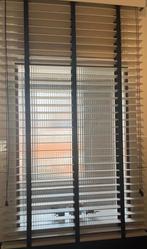 Houten Jaloezie Wit/Zwart H145xB86, Ophalen, 50 tot 100 cm, Zo goed als nieuw, Wit