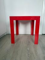 Design Kartell bijzettafel x2 rood 40x40x40, Huis en Inrichting, 45 tot 60 cm, Gebruikt, Rond, Ophalen of Verzenden