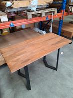 Moderne Sidetable - Hout & Metaal, Ophalen, 100 tot 150 cm, Zo goed als nieuw, Metaal
