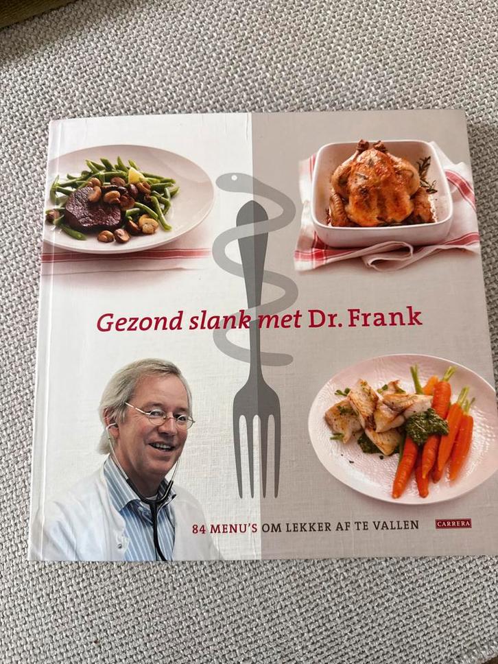 Gezond slank met Dr. Frank - Dieetboek, Boeken, Gezondheid, Dieet en Voeding, Zo goed als nieuw, Dieet en Voeding, Ophalen of Verzenden