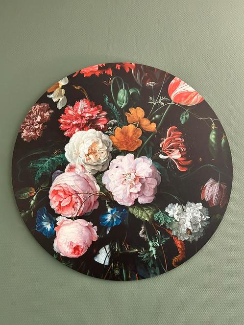 Stilleven met bloemen in vaas -  Jan Davidsz. De Heem / 80cm, Huis en Inrichting, Woonaccessoires | Wanddecoraties, Zo goed als nieuw