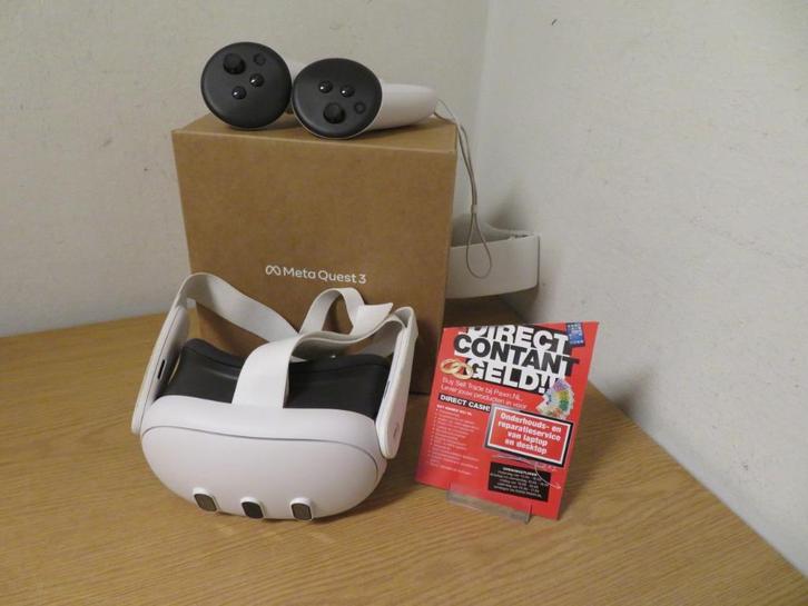 Meta Quest 3 512GB | Pawn Eindhoven, Spelcomputers en Games, Virtual Reality, Gebruikt, Overige platformen, VR-bril, Ophalen