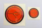 Twee militaire KLu stickers F-16 Flight Test ORANGE JUMPER., Ophalen of Verzenden, Luchtmacht, Nederland, Embleem of Badge