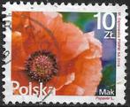 Polen 2016 mi.4830 flora PAPAVER nom. 10 Zl, Verzenden, Polen, Gestempeld