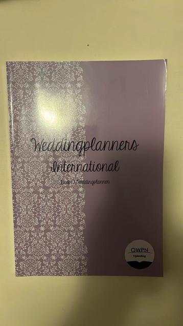 Weddingplanners International opleidingsboek beschikbaar voor biedingen