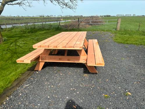 Robuuste douglas (picknick)tafels en andere meubels, Tuin en Terras, Tuintafels, Nieuw, Rechthoekig, Hout, Ophalen of Verzenden