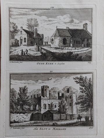 229-230 / Oude kerk Zuylen - Zuilen + Slot Maersen Maarssen beschikbaar voor biedingen