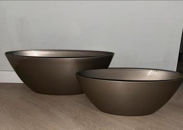 ELHO Brussels Diamond Grijs - Set van 2 potten. beschikbaar voor biedingen