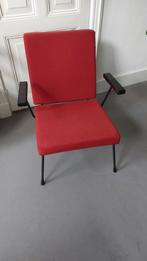 Gispen 1401 / 1407 fauteuil, Huis en Inrichting, Stoelen, Ophalen, Gebruikt, Metaal, Jaren '50