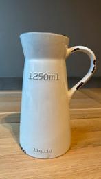 Brocante kan/vaas Riviera Maison, Antiek en Kunst, Antiek | Emaille, Ophalen of Verzenden