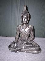 metalen-zilveren Boedha, eind 1900, Ophalen of Verzenden