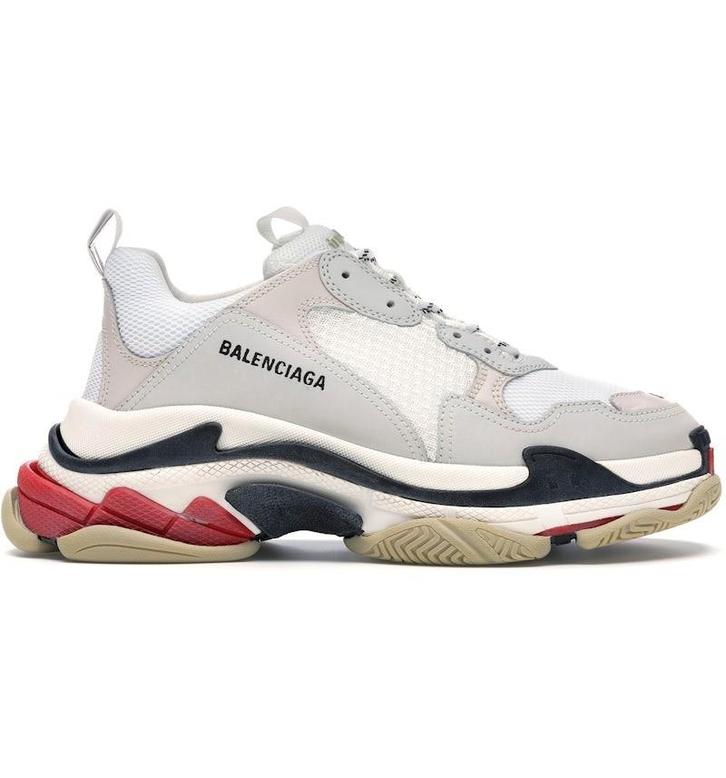 Balenciaga Triple S met factuur, Kleding | Heren, Schoenen, Zo goed als nieuw, Zwart, Ophalen of Verzenden