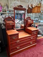 Antieke kaptafel  commode in een zeer nette staat., 50 tot 70 cm, Ophalen of Verzenden, 90 tot 105 cm, 100 cm of meer