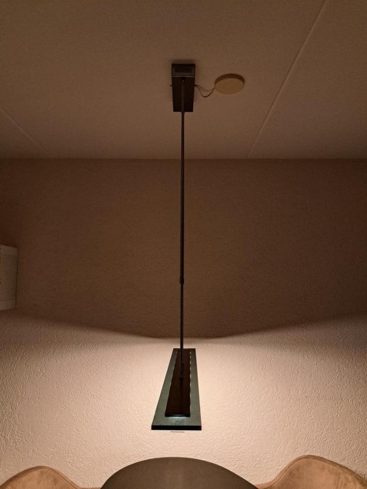 Steinhauer hanglamp led dimbaar, Huis en Inrichting, Lampen | Plafondlampen, Zo goed als nieuw, Glas, Metaal, Ophalen