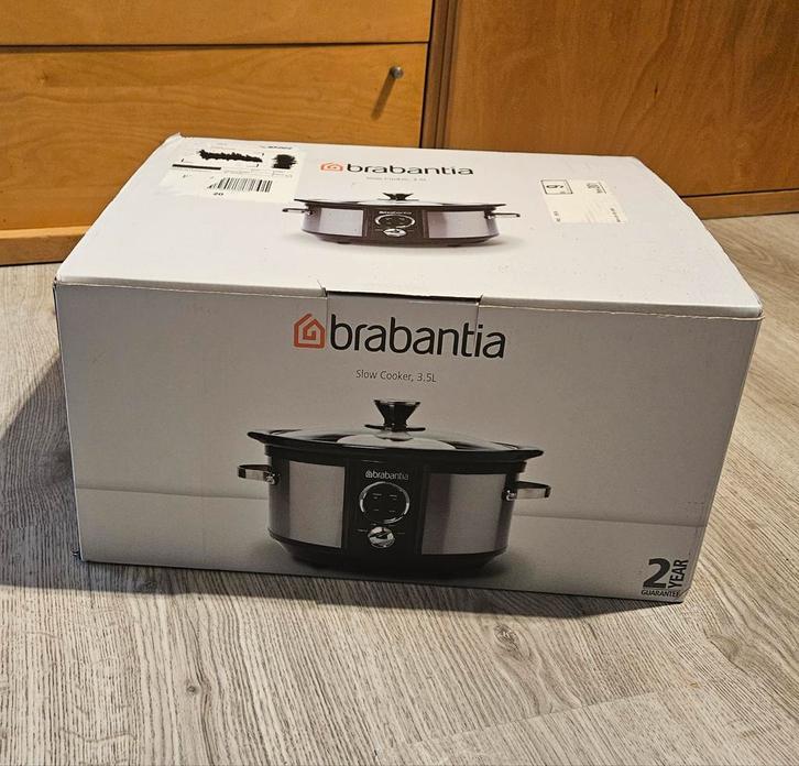 Brabantia Slow Cooker - Helemaal Nieuw!, Witgoed en Apparatuur, Slowcookers, Nieuw, Timer, Vaatwasmachinebestendig, Ophalen