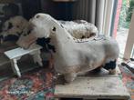Brocante Shabby Geleefd Paard, Ophalen of Verzenden, Gebruikt, Paard, Beeldje of Figuurtje