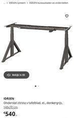 IDÅSEN
Onderstel zit/sta v tafelblad, donkergrijs, ikea, Huis en Inrichting, Bureaus, Ophalen, Zo goed als nieuw