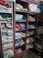 Grote partij beddengoed waaronder lakens, slopen, dekbedden, Huis en Inrichting, Slaapkamer | Beddengoed, Ophalen, Gebruikt, Wit