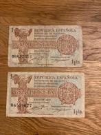 Originele Spaanse bankbiljetten – 1 Peseta (1937), Verzenden, Overige landen