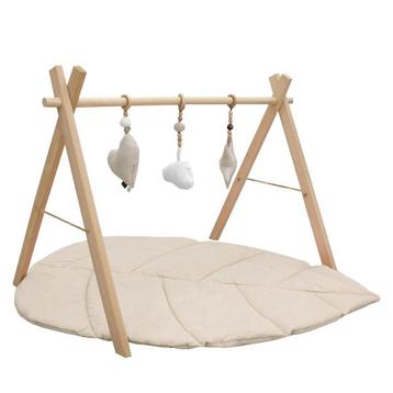 Houten Baby Gym Mordesign met speelkleed nieuw in doos beschikbaar voor biedingen