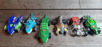 Hot Wheels Road Rippers Extreme Action Monsterauto's 6x beschikbaar voor biedingen