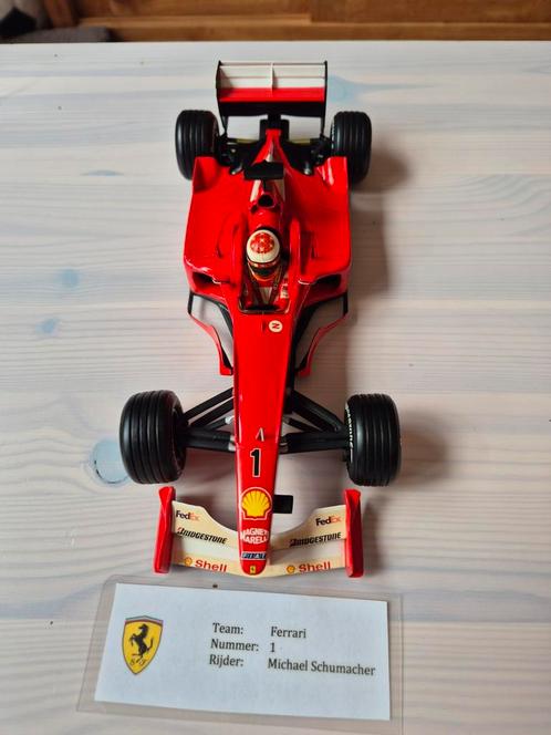 F1 Ferrari F1 - Michael Schumacher - 2000 1:18, Hobby en Vrije tijd, Modelauto's | 1:18, Zo goed als nieuw, Auto, Hot Wheels, Ophalen