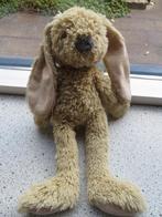 Konijn merk L.Dake en Zn grijze ogen en neus meet ca 35 cm, Kinderen en Baby's, Speelgoed | Knuffels en Pluche, Ophalen of Verzenden