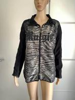 H817 Airfield maat 42/44=L vest jasje jas zwart