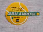 sticker ABN AMRO world tennis tournament 1991 AHOY, Ophalen of Verzenden, Zo goed als nieuw, Sport