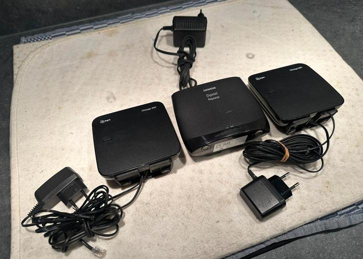 Siemens Gigaset Repeater + 2 KPN Chicago 930, Telecommunicatie, Vaste telefoons | Handsets en Draadloos, Gebruikt, 1 handset, Ophalen of Verzenden