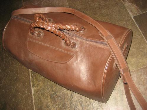 Lederen REISTAS 50X30X23 gevoerd verstevigde bodem nieuw, Sieraden, Tassen en Uiterlijk, Tassen | Reistassen en Weekendtassen