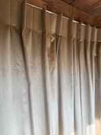 Luxe Velours Gordijnen - Hotel Chique - 280x236, Ophalen of Verzenden, Zo goed als nieuw, Beige, 200 cm of meer