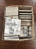 Oude winkelman tegeltjes gemarmerd, Gebruikt, Wandtegels, Ophalen of Verzenden, Minder dan 20 cm
