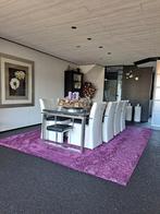 Vloerkleed paars 280-370 BIEDEN, Huis en Inrichting, Stoffering | Vloerbedekking, Ophalen, Gebruikt, Minder dan 10 m², Tapijt