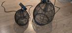 2 stuks hanglamp zwart/goud van pronto wonen, Huis en Inrichting, Lampen | Hanglampen, Ophalen of Verzenden, Zo goed als nieuw