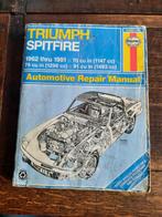 Triumph Spitfire Reparatiehandleiding - Haynes Manual, Boeken, Ophalen of Verzenden, Gelezen, Engels
