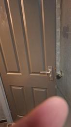 Grijze binnendeur, diverse maten beschikbaar, Doe-het-zelf en Verbouw, Deuren en Horren, Ophalen, Gebruikt, Minder dan 80 cm, Binnendeur