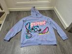 Paarse sweater van Stitch met afbeeldingen erop, Kinderen en Baby's, Kinderkleding | Maat 158, Gebruikt, Meisje, Trui of Vest