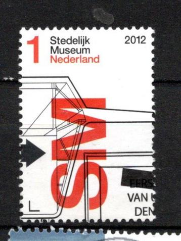 gestempelde zegel. jaar 2012:  stedelijk museum beschikbaar voor biedingen