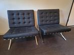 Barcelona Chair Mies van der Rohe, Huis en Inrichting, Fauteuils, Ophalen, Minder dan 50 cm, Minder dan 75 cm, Zo goed als nieuw